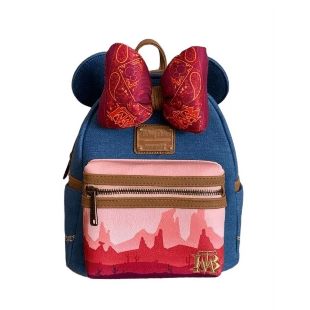 Big Thunder Mountain Loungefly Backpack Minnie Mouse Attractions